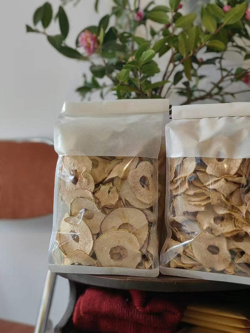 Buenas láminas de pera de la mamá