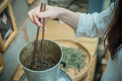 自分のプーアル茶を一餅作る 