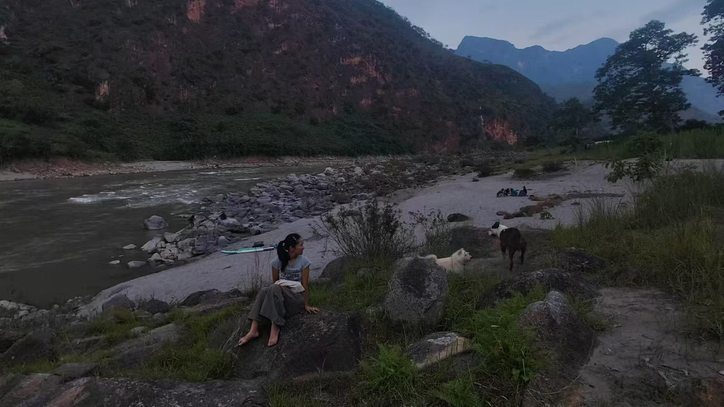 Campamento de 2 días junto al río Nujiang y la plantación de café de la montaña Gaoligong