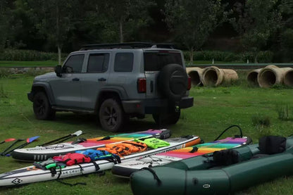 Paddle board | Ve al hermoso lago al pie de la montaña