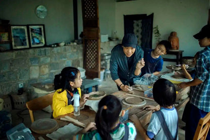 เซรามิคพบกับพืชและงานจิตรกรรม