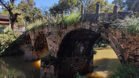 Pueblo Qingsuo | Pueblo antiguo y puente antiguo sobre el río Miju (Shangguan)