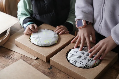 自分のプーアル茶を一餅作る 