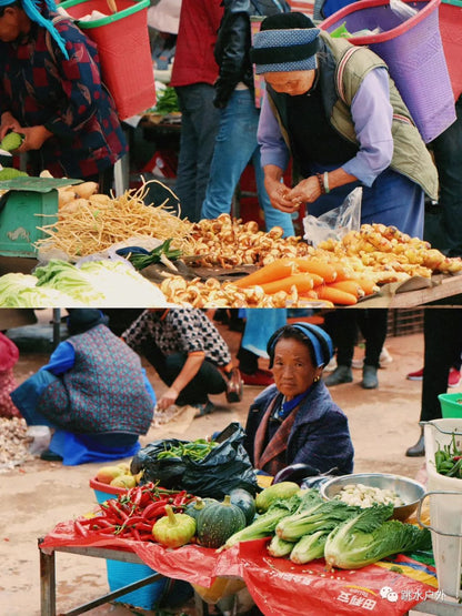 Besuchen Sie den traditionellen Fengyu-Markt | die antike Stadt Tea Horse im Tal (jeden Dienstag)