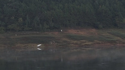 Acampada en la isla y en el bosque del lago | Embalse de Jizi