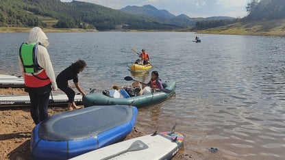 Acampada en la isla y en el bosque del lago | Embalse de Jizi