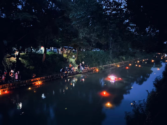 Festival de las linternas del río de la aldea de Qingsuo (día 15 del séptimo mes lunar | Festival de Zhongyuan)